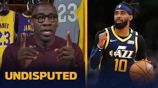 Shannon Sharpe reacts to Mike Conley winning the at-home HORSE challenge | NBA | UNDISPUTED