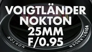 Lens Data - Voigtländer Nokton 25mm f/0.95 for MFT Review
