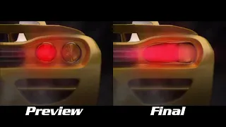 Midnight Club II Preview vs Final Intro Side by Side Comparison