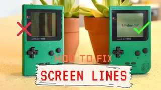 Repair Tutorial: How to Fix Screen Lines on Original Nintendo DMG and Game Boy Pocket.