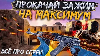 SPRAY & BURST in CS GO - Clamping and Burst Training! Learn to clamp correctly / GUIDE