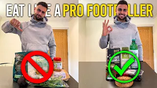 WHAT SHOULD YOU EAT BEFORE A MATCH? | PRO FOOTBALLER'S DIET - 7 MEALS