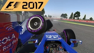 F1 2017 (MOD) - EXTREME DAMAGE MOD - Crash Compilation #2