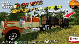 [NEW MODS FS19] REMORQUE A BOIS AUTOLOAD SUR CONSOLE!! [FARMING SIMULATOR] PS5 🇫🇷