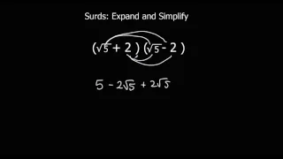 Surds Expand and Simplify