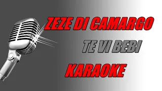 Zezé Di Camargo - Te Vi Bebi (Karaoke)