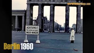 Berlin 1960, Ost & West, divided city, without wall - geteilte Stadt, noch ohne Mauer, East & West