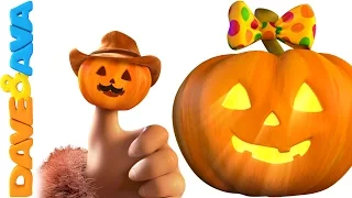 Finger Family Halloween Song | Five Little Pumpkins | Halloween Song for Kids from Dave and Ava