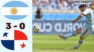 Argentina Vs Panama | extended highlights | international friendly.