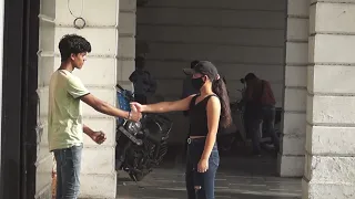 Romantically rolling prank on strangers with clever way || Shocking reaction || The Frank Prank ||