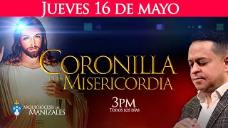 Coronilla de la Divina Misericordia de hoy jueves 16 de mayo y Hora Santa. P. Hugo Armando Gálvez.