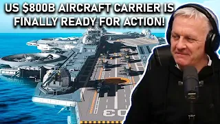 Americas $800B Aircraft Carrier Is Finally Ready For Action REACTION | OFFICE BLOKES REACT!!