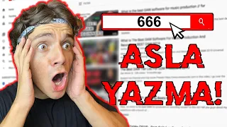 YOUTUBEYE ASLA ARATMAMANIZ GEREKEN ŞEYLERİ ARATTIM !! (Galiba Ölücem)