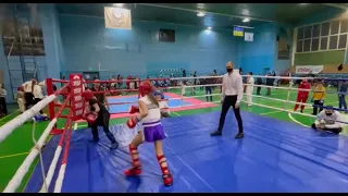WAKO Kickbox kick light contact-42kg Харьков 11.12.2021