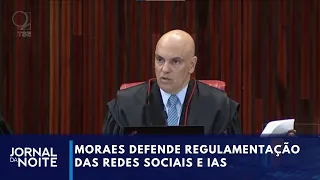 Moraes volta a defende regulamentação das redes sociais