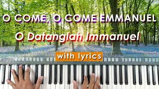 O Come, O Come Emmanuel - piano instrumental hymn (with lyrics)