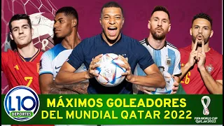 Qatar 2022 - Ranking de goleadores del Mundial Qatar 2022. Después de jugados los octavos de final.