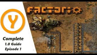 Factorio 1.0 Beginner Guide / Tips / How to! Episode 1!