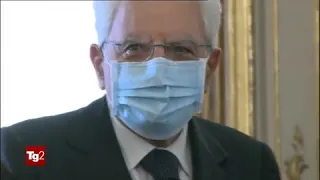 24 10 2020 RAI 2 TG2 h 13 00 Messaggio di Sergio Mattarella all'assemblea CNA.