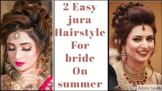 2 Easy Jura Hairstyle||latest Hairstyle||Unique Hairstyle||Hairstyle For bride||hairstyle for girls|