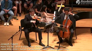 Haydn: Piano Trio No. 39 in G Major, “Gypsy” | Horszowski Trio