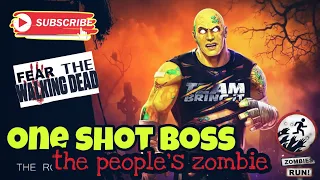 One shot Boss 😎 | the People's zombie 🧟‍♂️ | #trendingvideos #trending #gamingchannel #viral #wwe