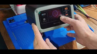 Инвертор, зарядная станция BASEUS POWER STATION IOTA SERIES PORTABLE POWERSTATION 140W (CN/EU 220V)