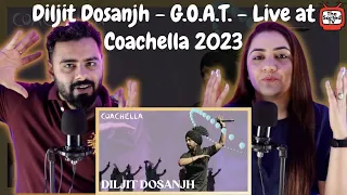 Diljit Dosanjh - G.O.A.T. - Live at Coachella 2023 | Delhi Couple Reviews