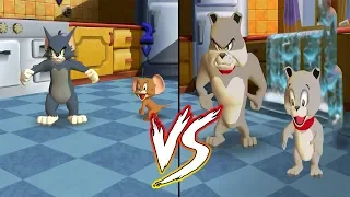 Tom and Jerry in War of the Whiskers - Tom,Jerry Vs Spike,Tyke (Dolphin/Gameplay)