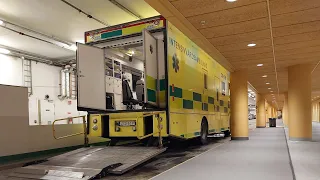 Ambulance Ride Along #5 with the 18 tons Mobil Intensive Care Unit. Stockholm, Sweden.