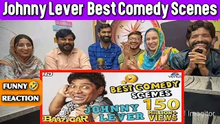 Reaction On Johnny Lever - Best Comedy Scenes | Bollywood Comedy Movies  Baazigar Comedy Scenes.