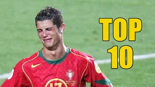 10 διάσημοι ποδοσφαιριστές που έβαλαν τα κλάματα στο γήπεδο