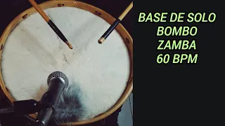 Base de solo bombo, zamba - 60 bpm - Loop