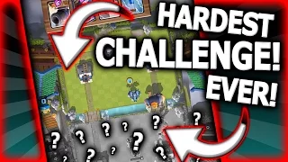 UPSIDE DOWN HALF SCREEN CHALLENGE!!! | Clash Royale | COVERING HALF THE SCREEN & PLAYING UPSIDE DOWN