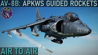 AV-8B Harrier: APKWS Laser Rockets Air To Air Tutorial | DCS WORLD