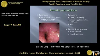 Long-term nutritional consequences of bariatric surgery