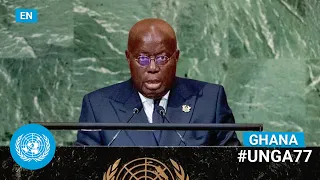 🇬🇭 Ghana - President Addresses United Nations General Debate, 77th Session (English) | #UNGA