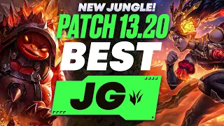 The BEST Junglers For All Ranks On Patch 13.20! NEW Jungle! | Season 13 Tier List League of Legends