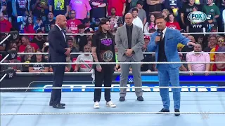 Dominik Mysterio confronta a Triple H & Nick Aldis - WWE Smackdown 13/10/2023 (En Español)