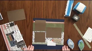 How to Create a Fold-Over Scrapbook Page by Creative Memories