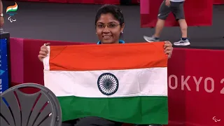 Paralympian Bhavina Patel's An incredible achievement for India on the National Sports Day.