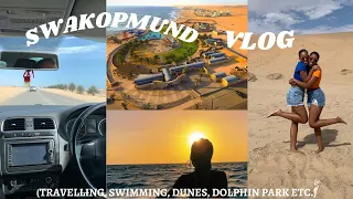 VLOG: Spontaneous trip to Swakopmund | swimming | dunes | dolphin park | NAMIBIAN YOUTUBERS 🇳🇦