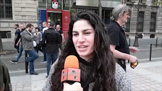 Rassemblement contre les violences Marie Laguerre