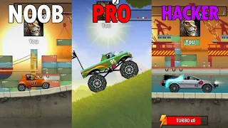 NOOB vs PRO vs HACKER in Renegade Racing