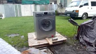 self destructing washing machine epic   hotpoint self destructs mp4 1399579738