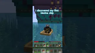 Finding Your First Marine Ship in One Piece Minecraft - #shorts