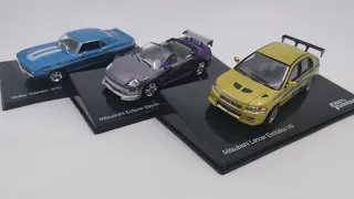 Rychle a zběsile č. 9, 10, 11 Yenko Camaro SYC, Mitsubishi Lancer Evolution VII + Eclipse Spyder GTS