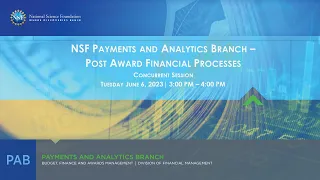 NSF Financial Management Update (Spring 2023)