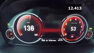 2016 BMW X5 35i N55 300hp/300ft-lb Acceleration 0 to 60, 0 to 100