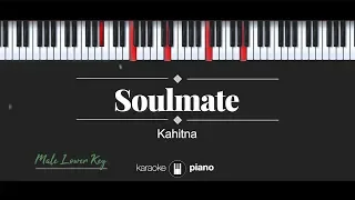 Soulmate (MALE LOWER KEY) Kahitna (KARAOKE PIANO)